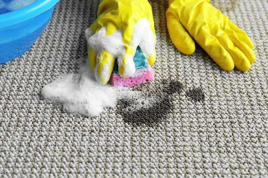 how to get paint out of carpet step by step